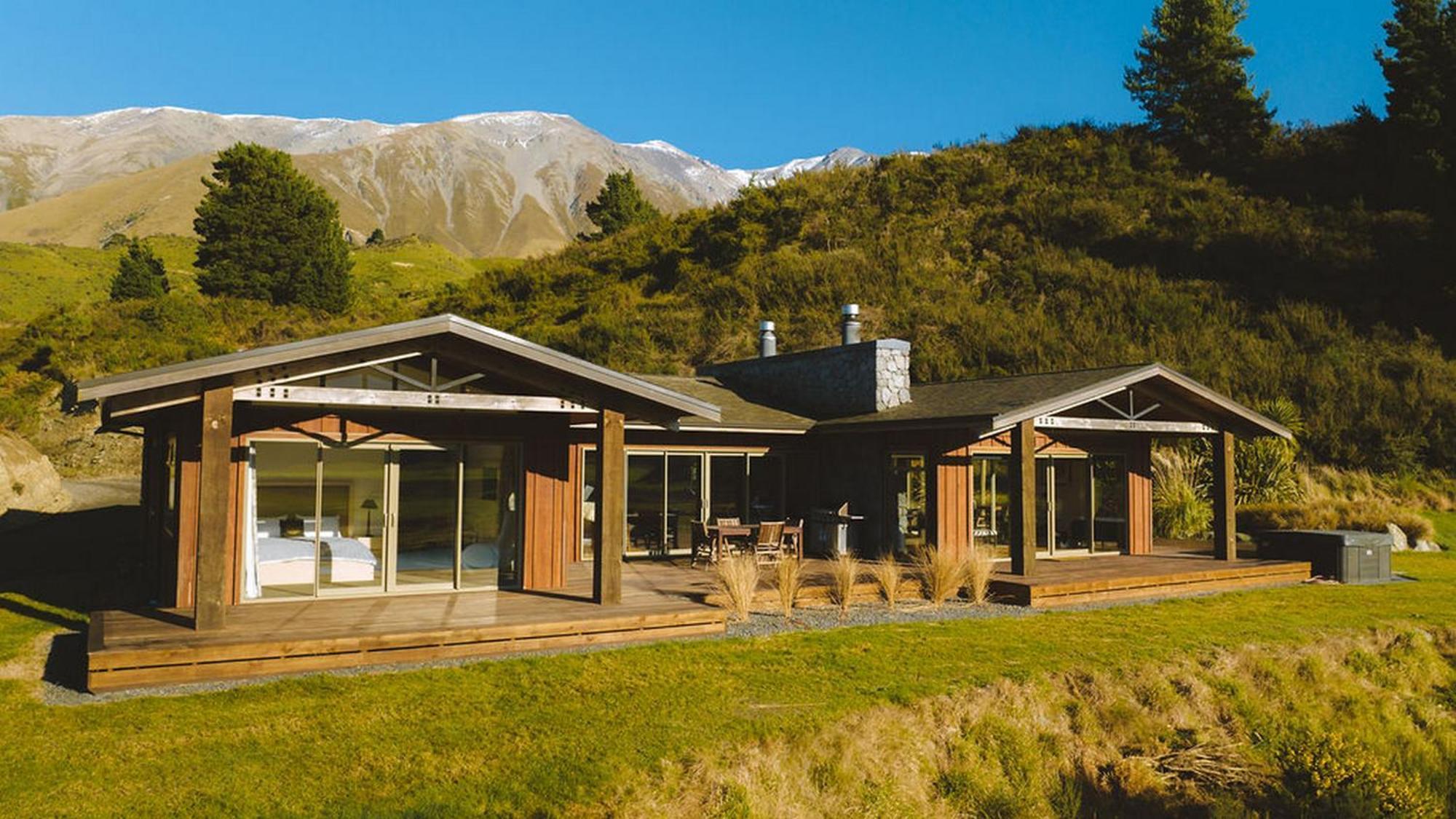 Вилла Montrose Estate Mount Hutt Экстерьер фото